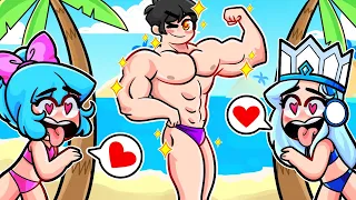 ¡SRTACATANA Y PAMIS ME ESPIAN EN LA PLAYA! ???????? ¿LES GUSTO? ???? SRJUANCHO MINECRAFT ROLEPLAY