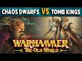 Download Lagu Chaos Dwarfs vs Tomb Kings of khemri - Warhammer The Old World Battle Report