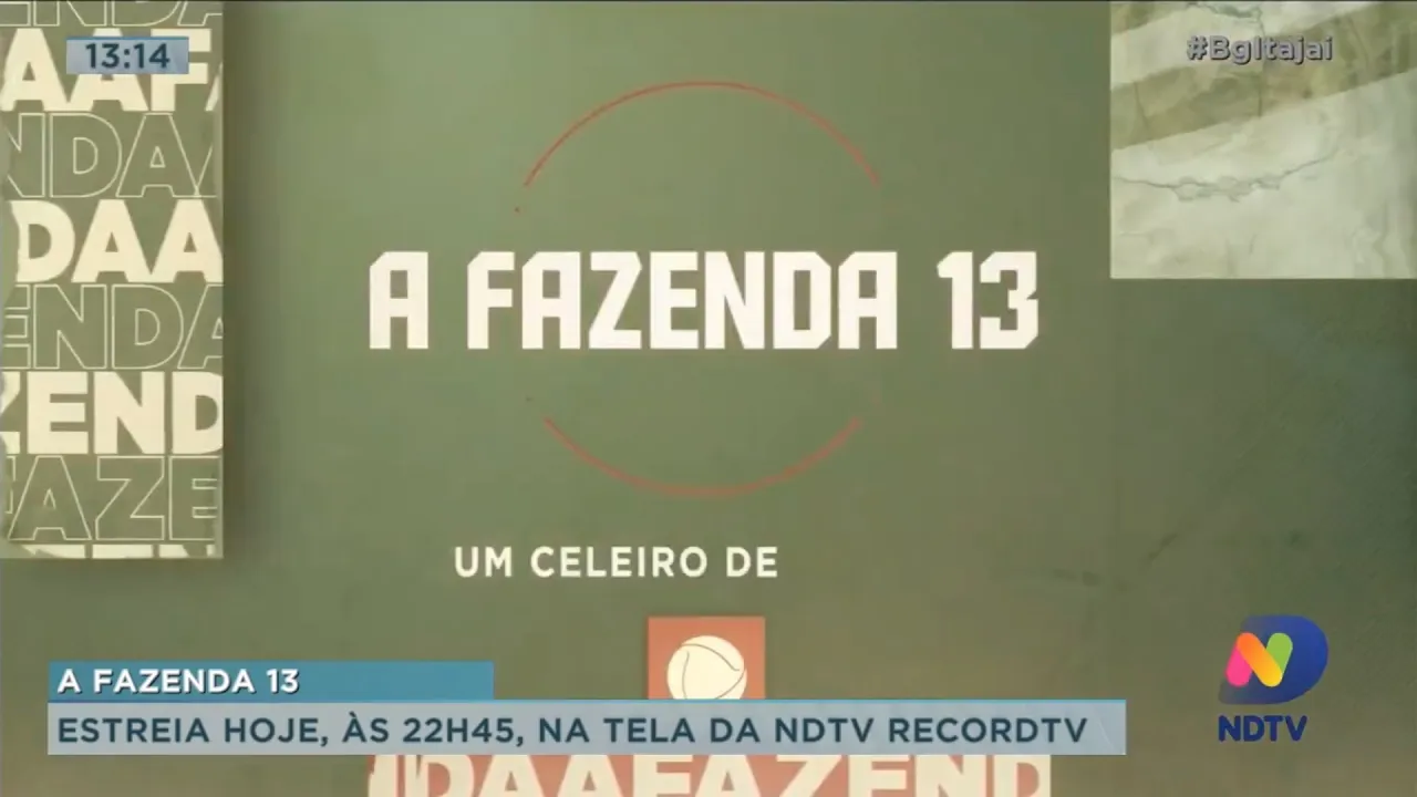 Portal ND+ tem uma coluna exclusiva com notícias de tudo que rola no reality 'A Fazenda 13'
