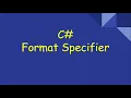 C Format Specifier Part 2