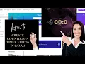 How To Create Custom Animated Countdown In Canva Best Custom Countdown Timer for New Year