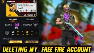 Download DELETING MY ACCOUNT ID PRANK 😂 CRYING MOMENT - GARENA FREE FIRE MP3