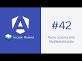Radio buttons with MatRadioModule