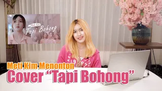 reaksi meti kim saat menonton 