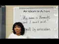 A lesson on idioms and life My students didn t know what incarceration meant