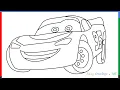 How To Draw Lightning McQueen Step by Step for Beginners