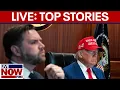 Download Lagu LIVE: President Trump departs for NATO summit, Iran strikes Israel amid ceasefire deal, Diddy trial