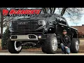 BIG BAD LUXURIOUS 2025 GMC Denali Ultimate 1500 McGaughys Lift Kit 26x14 KG1 Forged wheels