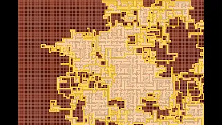Backtracking maze generation algorithm pygame python