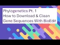 Phylogenetics Tutorial - Download Clean Gene Sequences With BioEdit