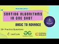 Master Sorting Algorithms in One Shot Bubble Selection Insertion Quick Merge Sort in C