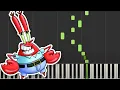 Download Lagu Krusty Krab Theme EASY Piano Tutorial (from SpongeBob SquarePants)