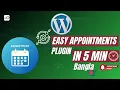 Easy Appointments Plugin Setup in WordPress Bangla Tutorial 2025