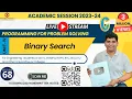 PPS68 Binary Search Program in c using Array Binary Search in 1-D