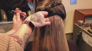 Jungle Red Hair Salon Extensions by Amy Sherrill