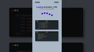 Loading Animation with Pure HTML CSS No JavaScript