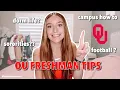 everything you need to know about OU freshman tips