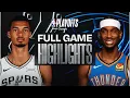 SPURS at THUNDER FULL GAME 1 HIGHLIGHTS May 18 2026