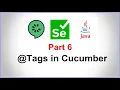 BDD Framework Part 6 Tags in Cucumber Manage Tests using different tags Skip test using tags