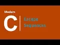 Escape Sequences