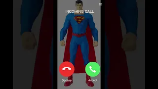 مكالمة سوبر مان للاولاد الشاطرة دندنها