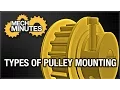 TIMING BELTS PULLEYS PT 5 TYPES OF PULLEY MOUNTING MECH MINUTES MISUMI USA