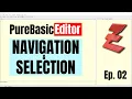 PureBasic Editor - Navigation Selection
