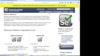 Selenium WebDriver Tutorial Day 1