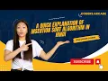 A Quick Explanation of Insertion Sort Algorithm in Hindi