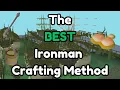 The BEST Crafting method early game - Casually Maxing OSRS Ironman