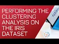 Performing the Clustering Analysis on the Iris Dataset
