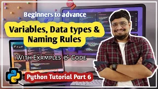 Variables and Data Types in Python Naming Rules Explained for Beginners Python for Beginners Ep 6