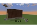 How to make a Minecraft Redstone Lamp Screen Control Every Pixel at Any Size