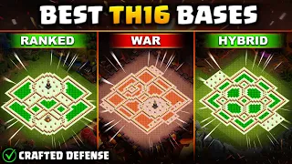 NEW BEST TH16 Base Layouts! Anti Rocket Backpack + Giant Arrow & Fireball Proof!