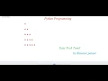 Pattern program for python programming in tamil