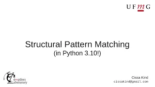 Structural Pattern Matching in Python 3 10