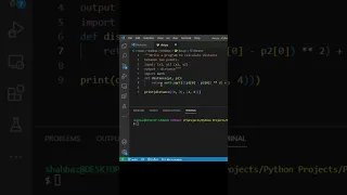 Python Tutorial How to Calculate Distance Between Two Points