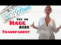4K Try-On Haul | 4K Transparent micro bikini \u0026 Lingerie Chic Mesh Dress Try On haul
