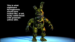 What if nightmare SpringBonnie existed in fnaf 4