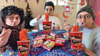 لما تاكلوا اندومي كوري حار نار على الفطار في رمضان مسلسل المحقق هاني الحلقة 14 رمضان 2023 