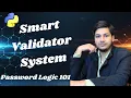 Smart Password Validation System Beginners level Project in Python elif string