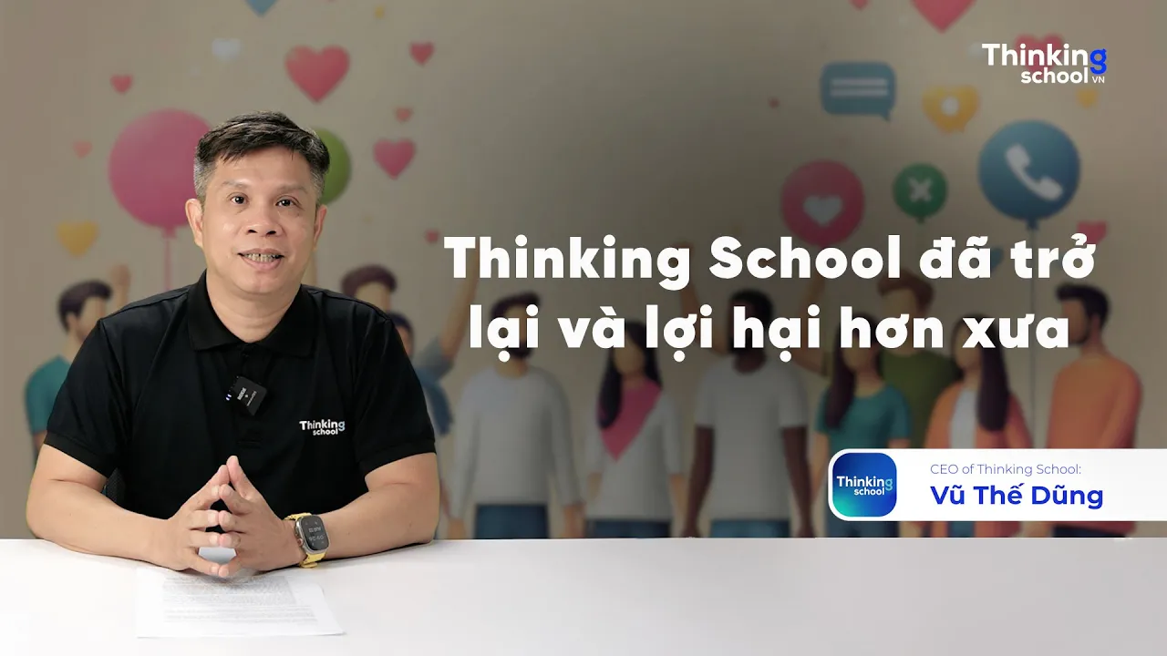 Outline Video Thinking School đã trở lại - các câu hỏi lớn cho Meta và Facebook- Vì sao tiếp tay kẻ gian?