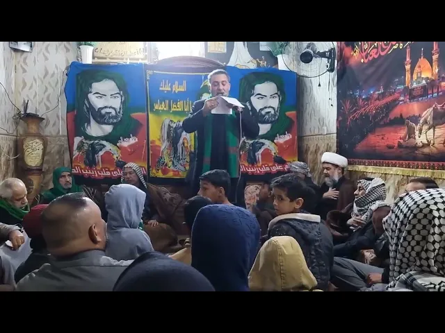 ⁣الرادود الحسيني سيد بهاء الحلو|| نزلة نجفية/ شهادة الامام الكاظم ع 