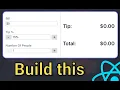 How To Make A Tip Calculator In React JS Beginner React Project Walkthrough