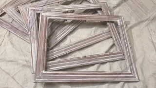 DIY Project White Washing Picture Frames Easy Project Farmhouse Style