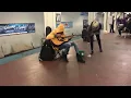 Subway performer stuns crowd with Fleetwood Mac's "Landslide"- Chicago, Il- Blue Line, Washington S