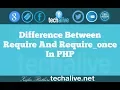 Learn PHP require once require in bangla tutorial