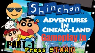 shin chan adventure in cinema land gameplay part 1 in 