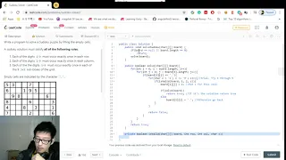 leetcode 37 sudoku solver