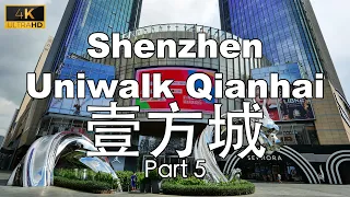 shenzhen 4k walk in shenzhen uniwalk qianhai part 5 4k l3 